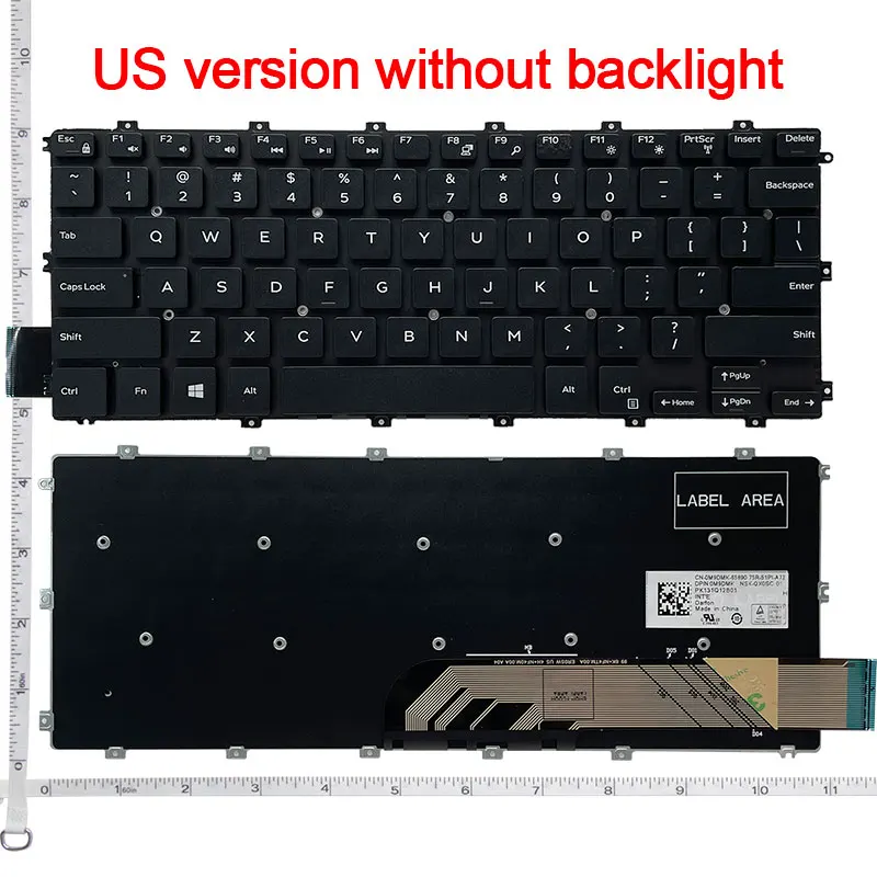 US NEW keyboard for DELL Inspiron 14 5000 5488 5480 5482 5485 /15