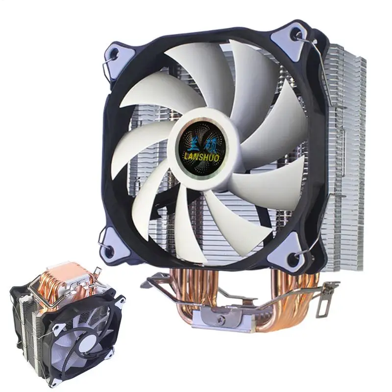 Quiet CPU Cooler Fan Silent Computer Case Air Cooling Fan Desktop Computer Cooler Heat Dissipation Fan For Home