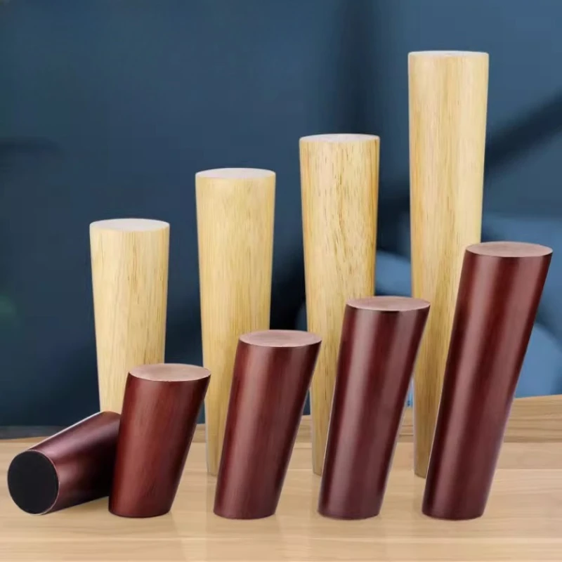 

Oak Sofa Legs, Solid Wood Table Stand, Coffee Table Support Feet, Durable Cabinet Furniture Legs for Home Improvement