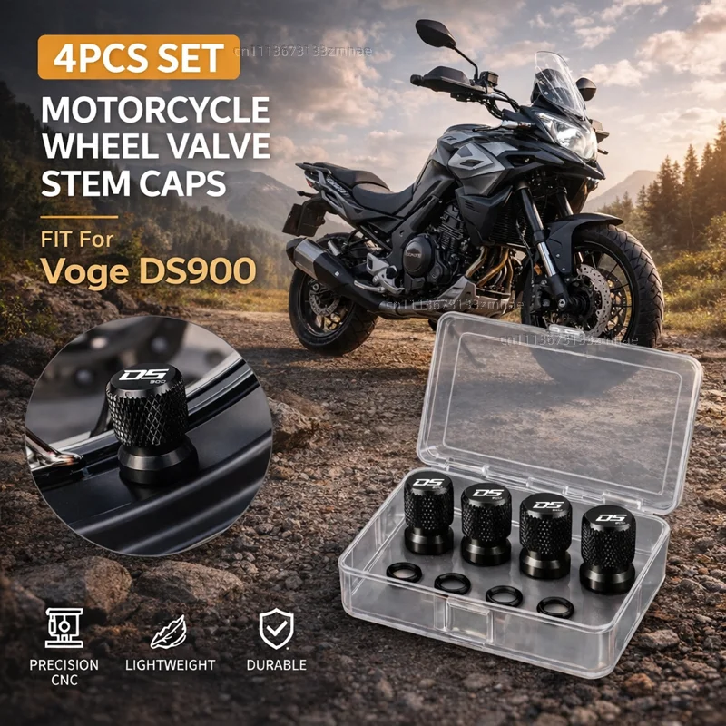 

For Voge DSX 900 DS900X 900 DSX 2024 Motorcycle Accessories CNC Aluminum Tire Valve Stem Cap Air Port Cover Dustproof Wheel Rim