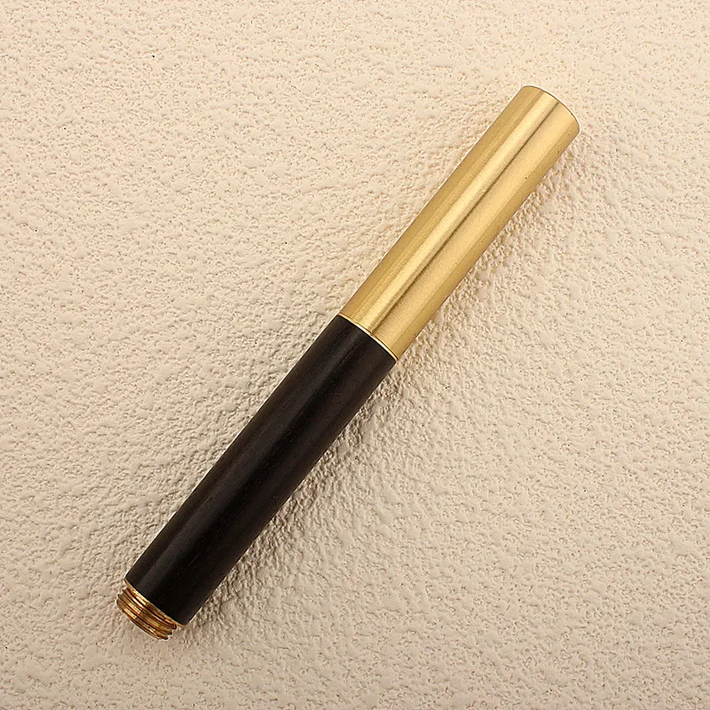 Mini Pocket Wood Fountain Pen Metal Business Office 0.5mm Portable Ink Supplies Pen School Supplies Writing Gift Stationery