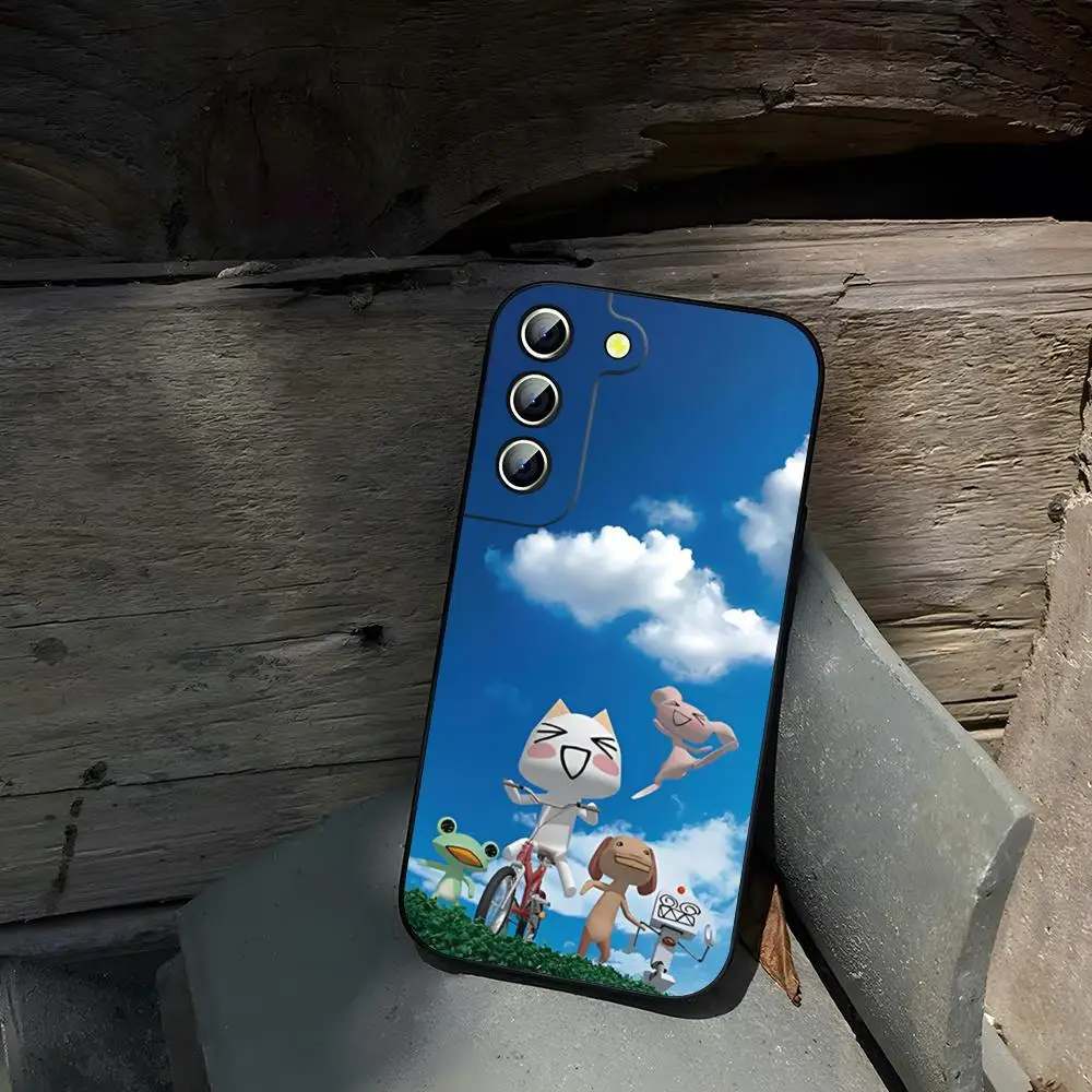 Inoue Toro Cute Cat Para Samsung Galaxy S24 S22 S23 S20 S21 Ultra Fe Plus M54 A34 A54 A24 A52 Coque
