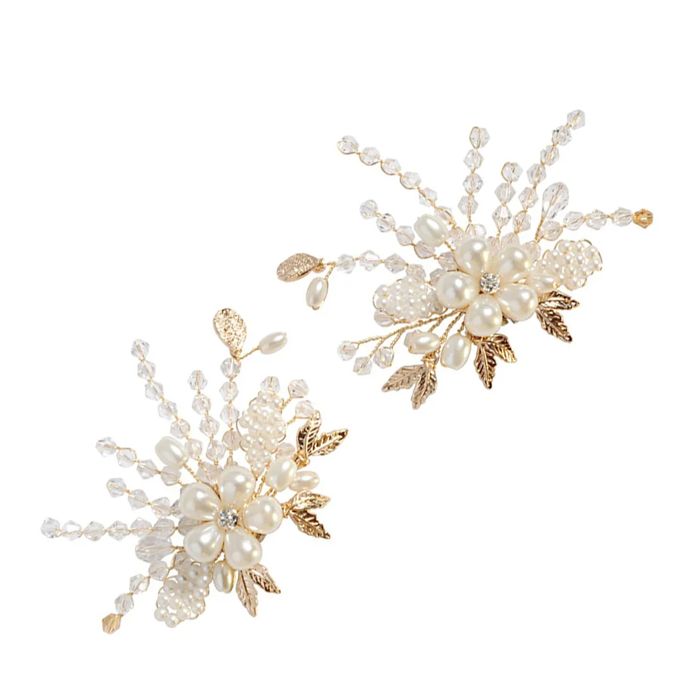 

2pcs Bridal Shoes Clips Decorative Accessories Rhinestones Shoe Buckles Wedding Gifts Versatile Shoe Decorations Storage