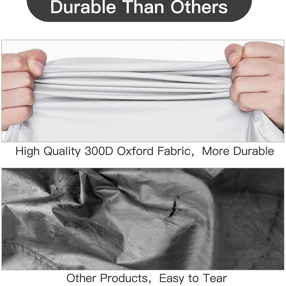 

s Dust Cover Waterproof Windproof Silver PVC XL Size Bike Protector for Rain Snow Dirt Outdoor Cycling Electric
