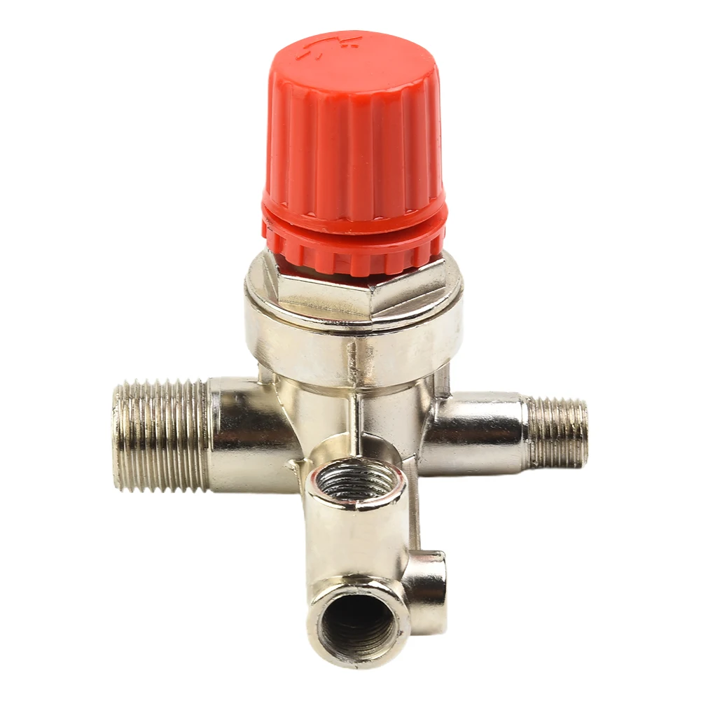 Regulator Valve for Double Outlet Tube for piston Air Compressor Switch Pressure Regulator Valve Fitting/Zinc Alloy Tool Part
