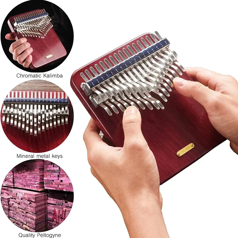 Professional Kalimba 34 Key C Major Thumb Piano Mbira Finger Piano Beginners Kalimba Musical Instrument Nice Gift for Kids Adult