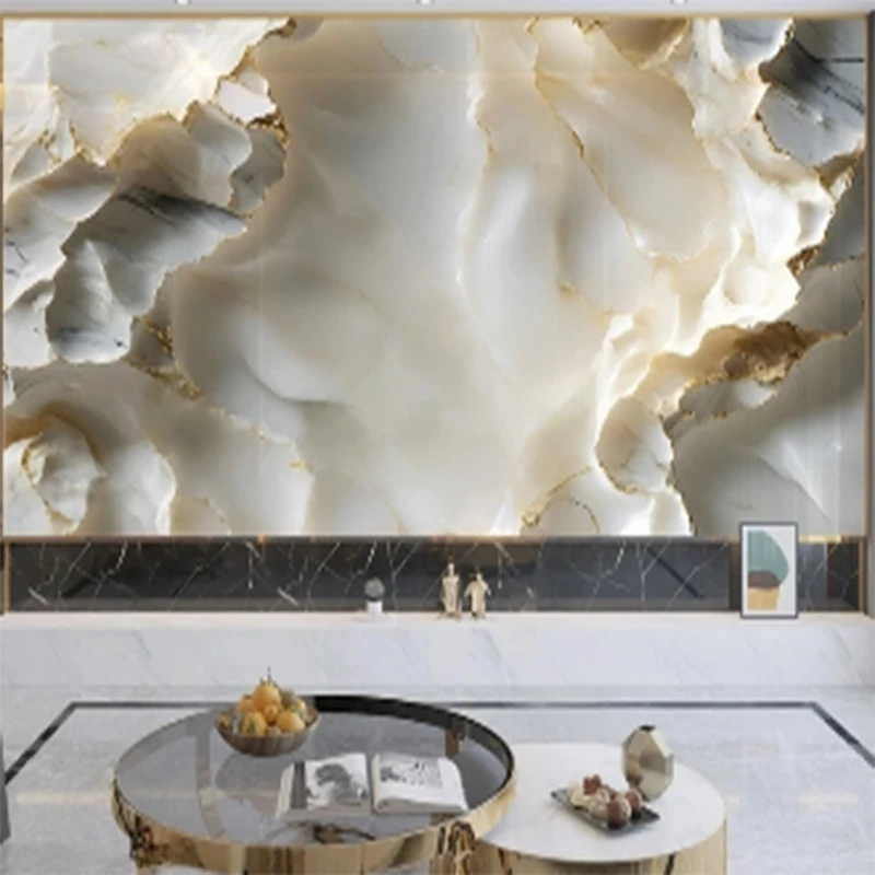 

Custom Modern Abstract Marble Wallpaper Mural for Living Room Office Hotel Background 3D Elegant Home Decor Wall Art Painting