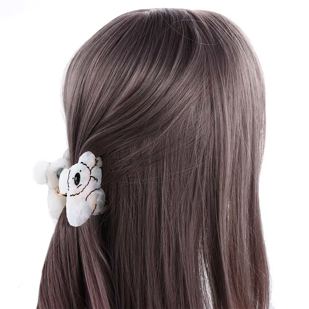 Face Headwear Female Bathing Catoon Shark Clip Korean Style Crab Clips Hair Accessories Koala Hair Claw Women Hair Clips