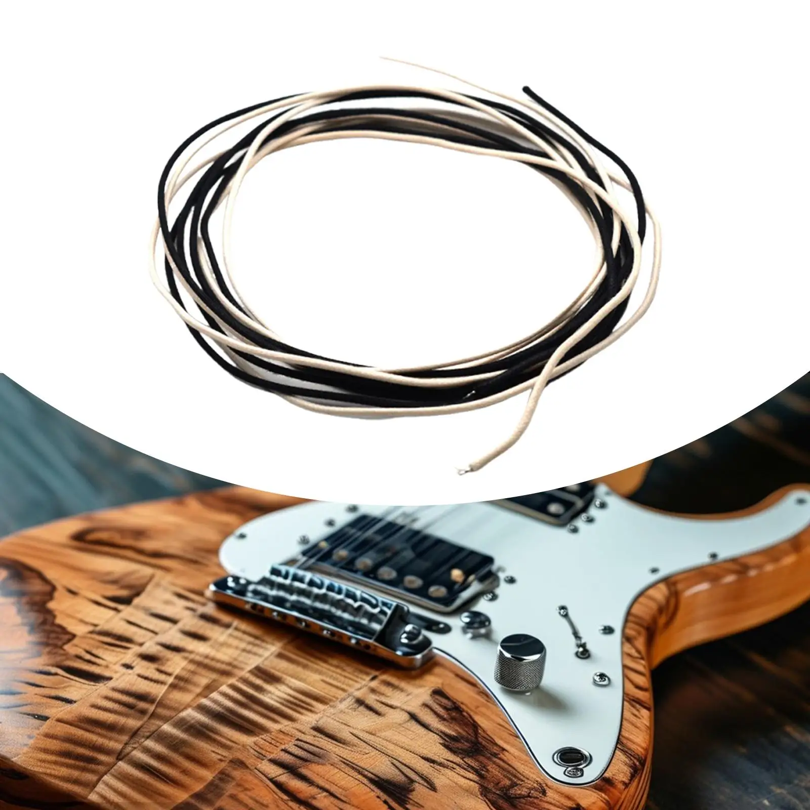 

2 Pieces Guitar Bass Circuit Welding Wiring Electric Guitar Wire Vintage