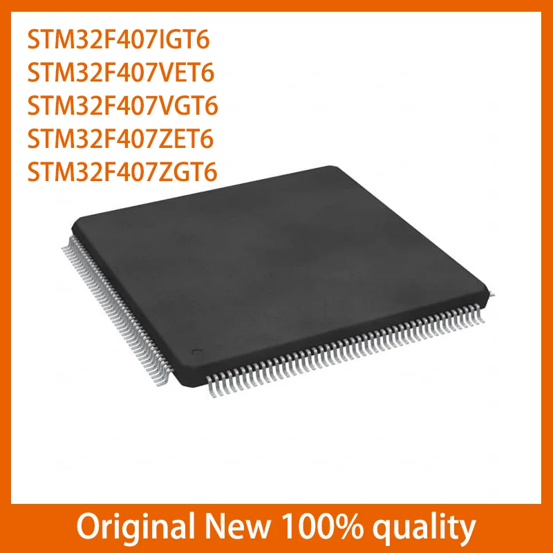 100% New Original Chipset STM32F407IGT6 STM32F407VET6 STM32F407VGT6 STM32F407ZET6 STM32F407ZGT6