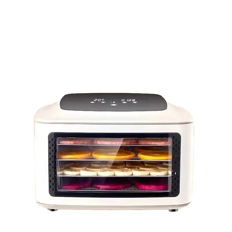 4-Tray Digital Food Dehydrator Electric Jerky Fruit Pet Snacks Dryer Precise 220V Temp Control BPA-Free Plastic for Household