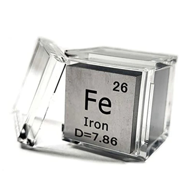20Pcs Acrylic Box Trays For 0.39Inch 10Mm Elements Cubes Clear Case Periodic Table Bracket For Elements Collections