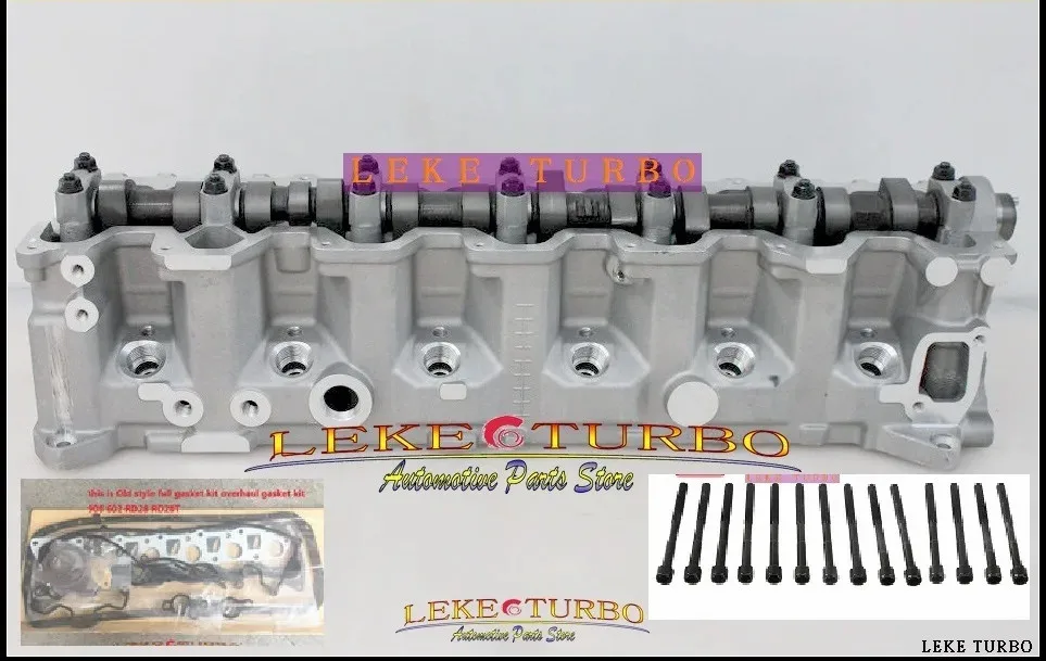 

+gaskets +Bolt 908 604 RD28 RD28-TI RD28TI Complete Cylinder Head ASSY For Nissan Patrol TD6 2.8TD 11040-VB301 11040VB301 908604