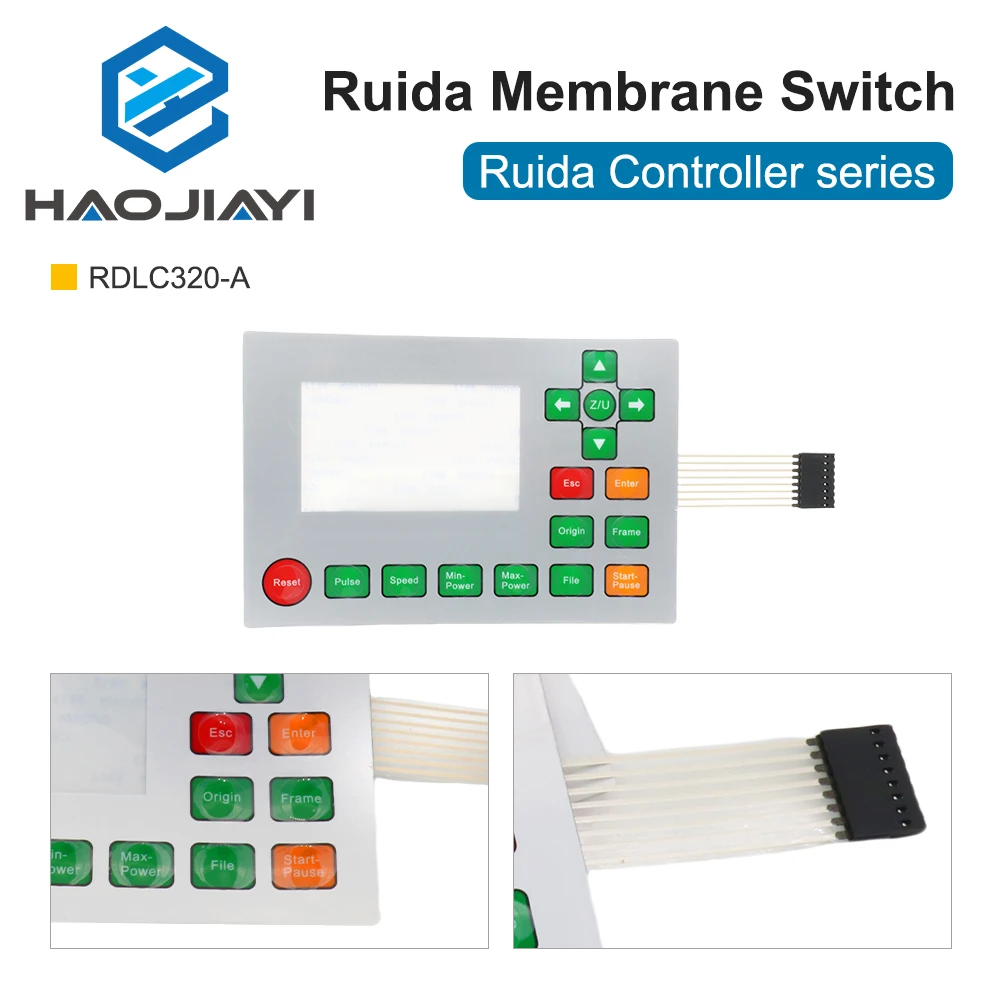 Sakelar Membran Ruida untuk RDLC320-A RDC6332G RDC6332M RDC6442S RDC6442G Masker Keyboard Film Kunci