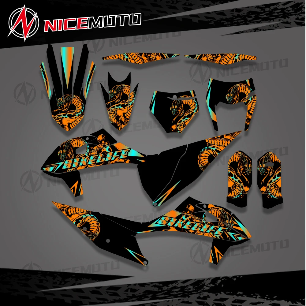

For KTM 2019 2020 2021 2022 SX SXF ,2020 2021 2022 2023 EXC XC-W EXC-F Motorcycle Graphics Decals Stickers Kits