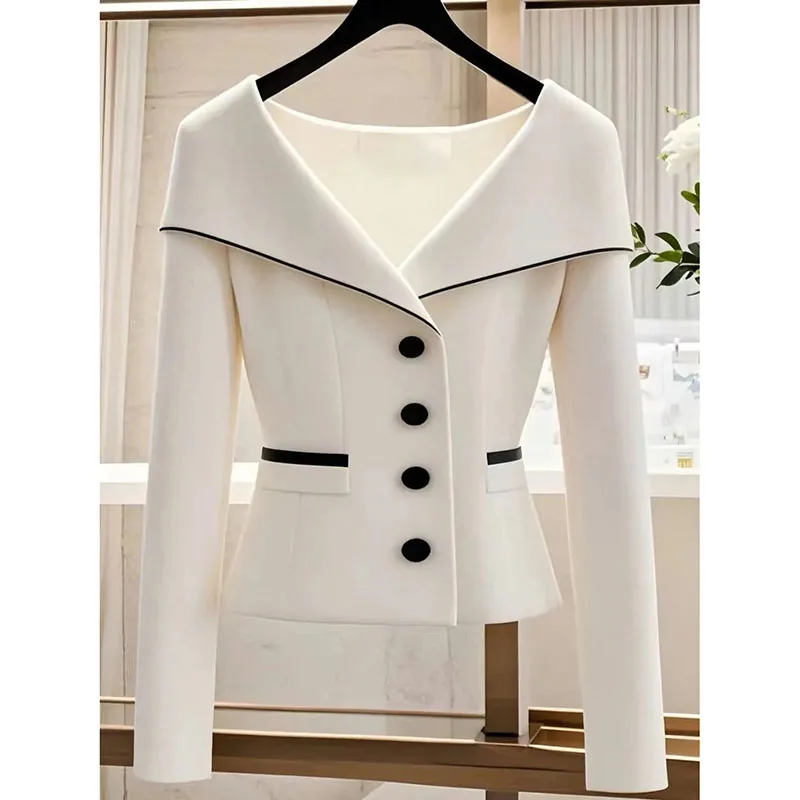 Women's Jackets 2025 Spring Autumn Cultivate Oneself Temperament Lady Outerwear Elegant Versatile Leisure Ladies Cardigan Tops