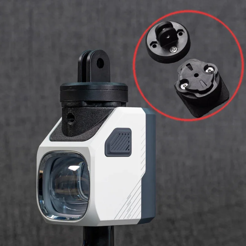 1Set Bicycle Night Riding Light Holder Buckle Hanging Replacement Parts GoPro Interface Quick-Release Mount Base for CBL1600X SD