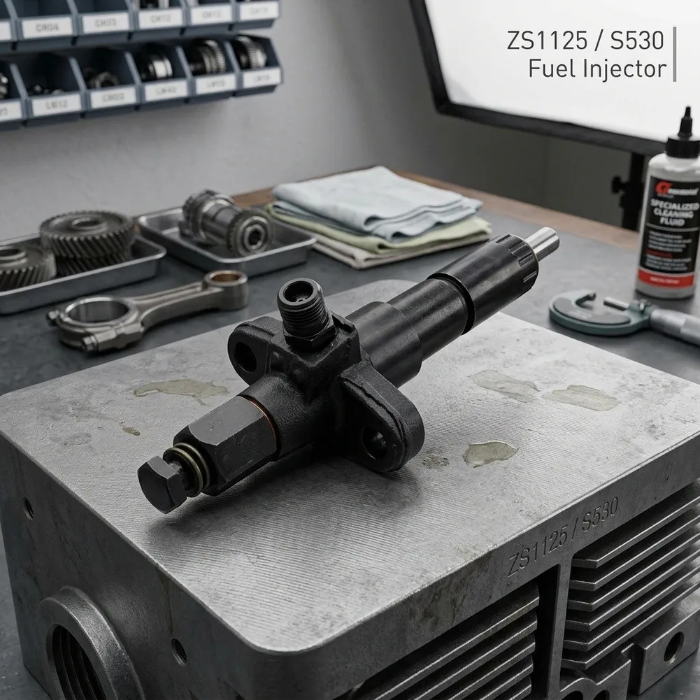 Black S530 Fuel Injector Diesel Engine Part Precision Engineering Design Efficient Fuel Delivery For ZS1120 Engine