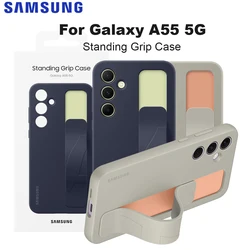 Original Samsung Standing Grip Case EF-GA556 for Galaxy A55 5G standing grip case genuine