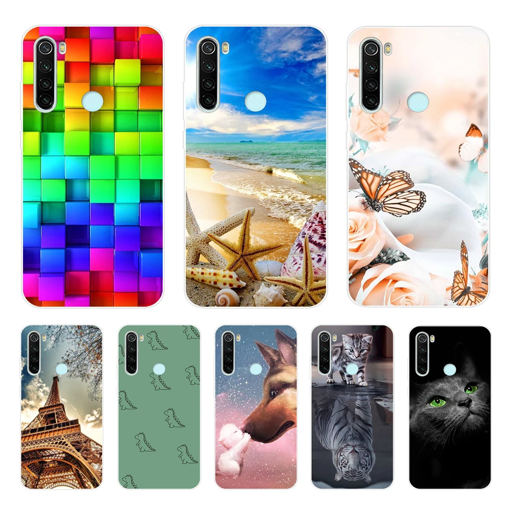 For Xiaomi Redmi Note 8T Back Cover Silicone Phone Case For Redmi Note 8T Note8T 8 T Funda Coque Capa Bumper Protect Shell Bag