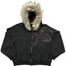 Autumn and winter new Y2K unisex zipper thick sweatshirt jacket with hat simple daily versatile and not monotonous - AliExpress