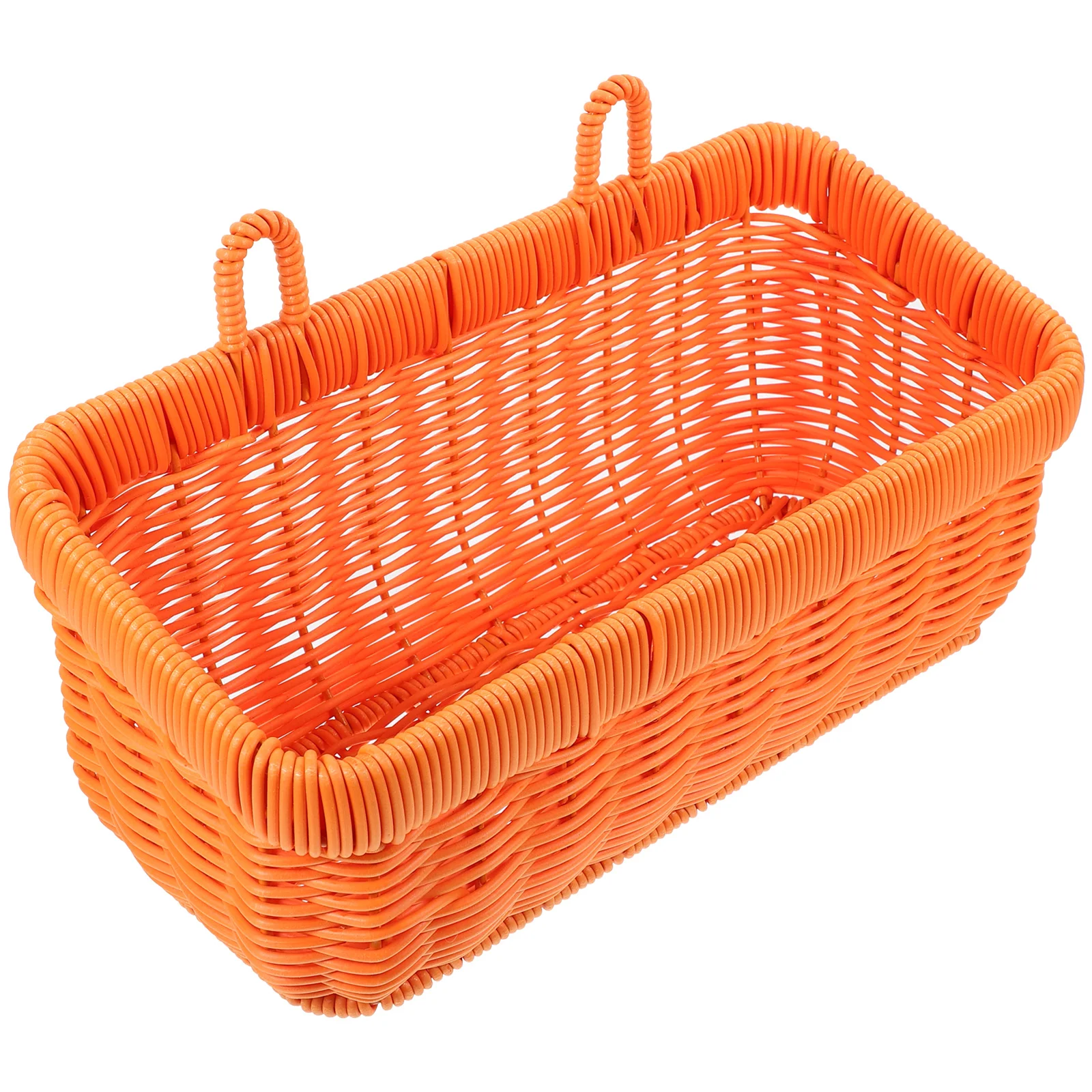Ginger and Garlic Storage Basket Woven Wall Baskets Hanging for Kitchen Plastic Wicker