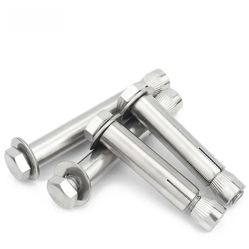 

M6 M8 M10 M12 External Hexagon Expansion Bolts 304 Stainless Steel Sleeve Anchor Set Screws 50 60 100 120mm Length