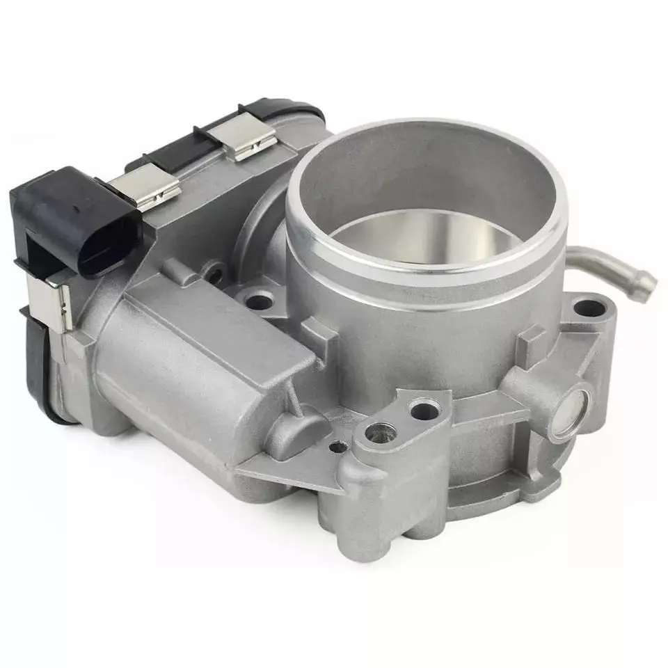 2007-14 2.5L 스로틀 바디 어셈블리 6 핀 전자 알루미늄 64mm 보어 직경 New 07K133062A