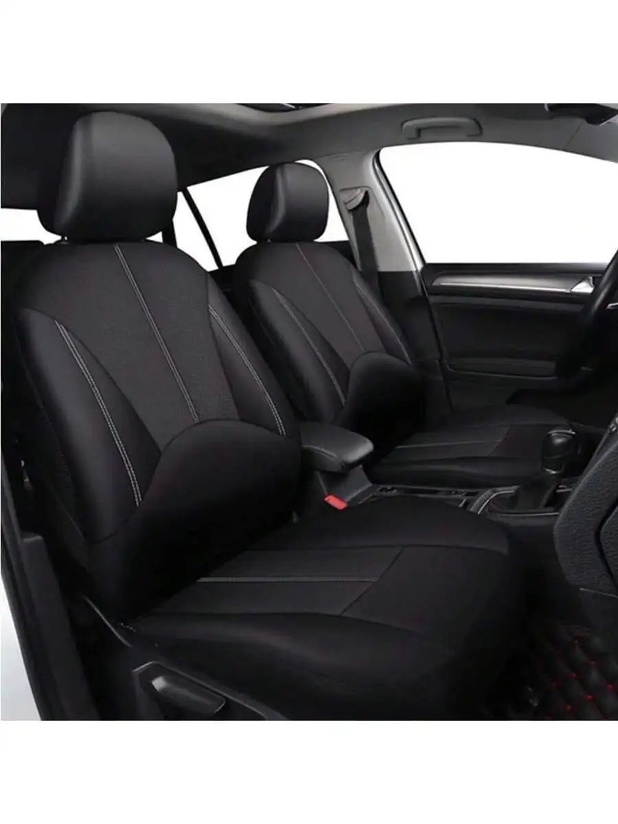 

9pcs Universal Waterproof PU Leather Car Seat Covers Set For Front Back Seats SUV Sedan Truck