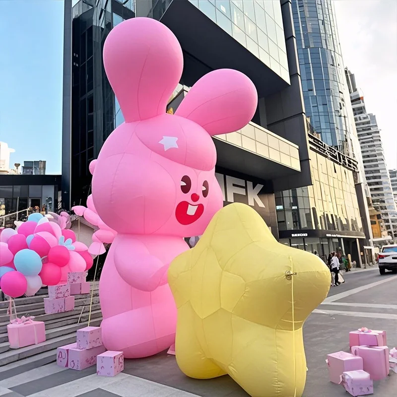 Poupée gonflable modèle animé, mascotte, décoration de centre commercial