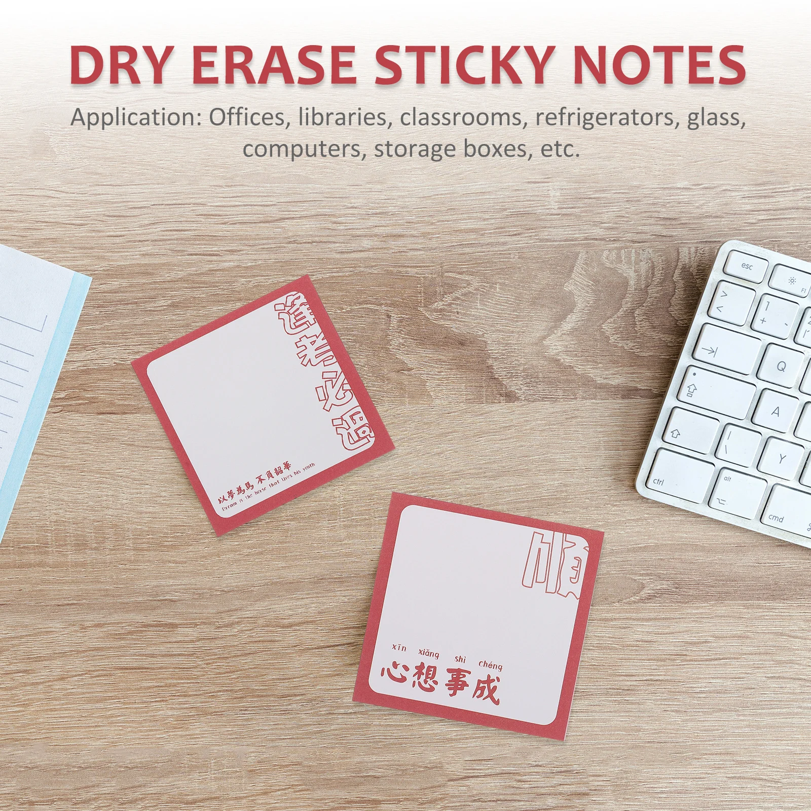 8 pezzi di note postali adesive carino scrapbook stazionario memo adesivo ufficio scrapbooking tamponi autoadesivi