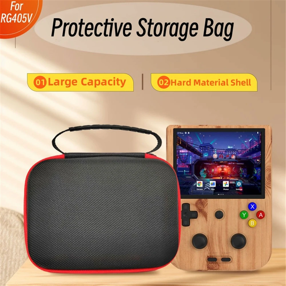 

Protective Case Shockproof Portable Organizer Bag Handheld Game Console Carrying Case Bag for ANBERNIC RG405V