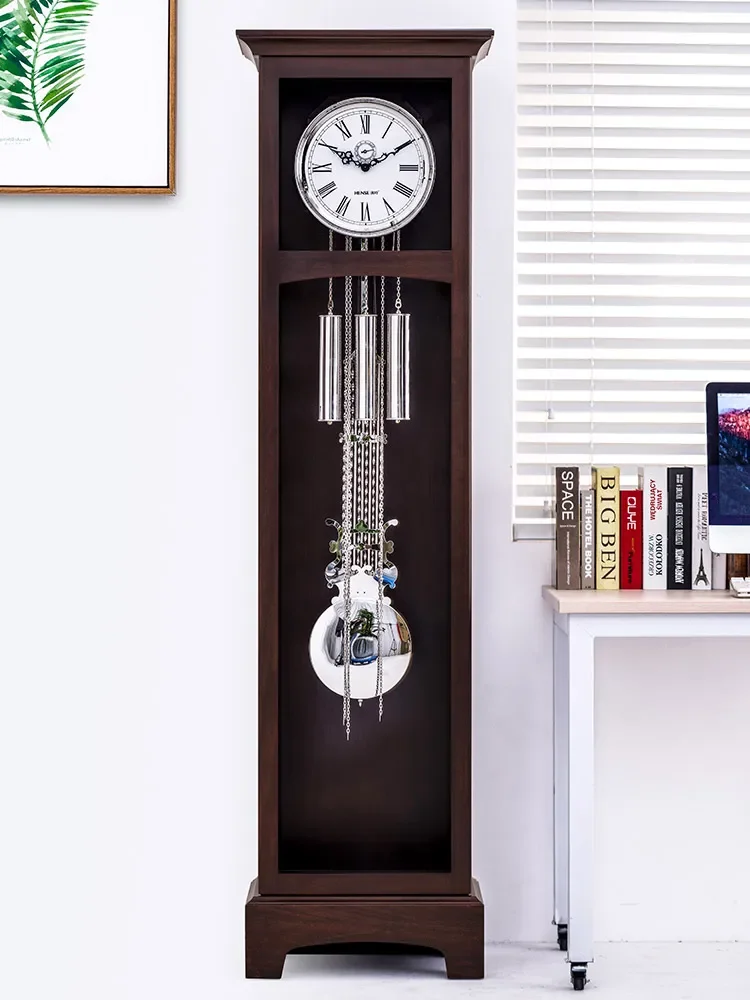 Modern Minimalist Large American Mechanical Light Luxury the Grandfather Clock