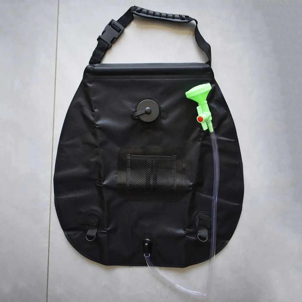 

Foldable Solar Shower Bag Water Storage 20L Water Shower Bags Solar Heating Portable Hydration Bag