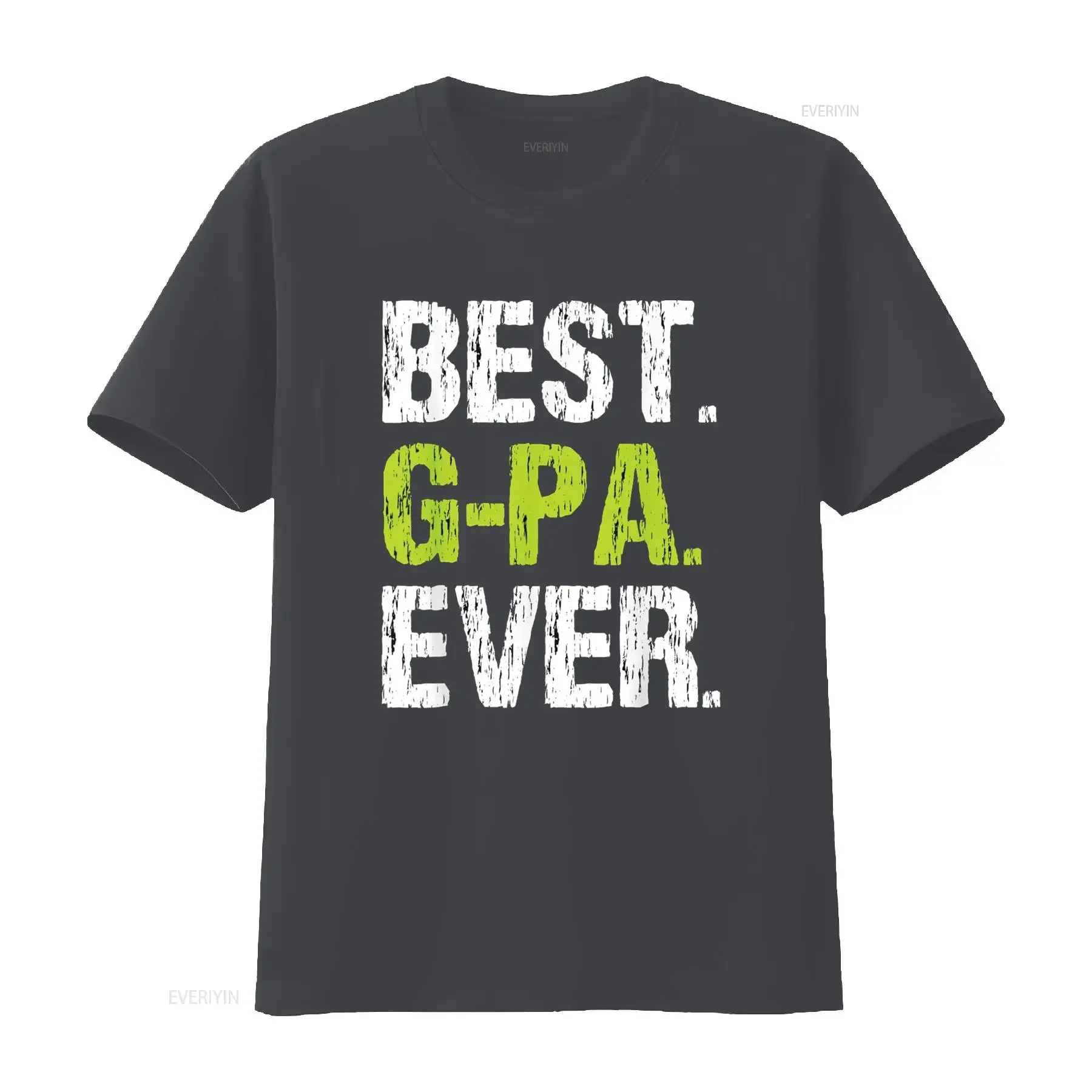 تي شيرت Best G Pa Ever Family رائع ومضحك Gpa تي شيرت عتيق مغسول أنيق ومسامي قليلاً للجنسين مريح