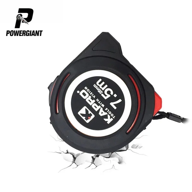 Стальная лента KAPRO с метрической системой, линейка измерительной ленты 5 м, 3 м, 7,5 м, противоскользящее украшение для деревообработки с резиновым покрытием Стальная лента KAPRO с метрической системой, линейка измерительной ленты 5 м, 3 м, 7,5 м, противоскользящее украшение для деревообработки с резиновым покрытием