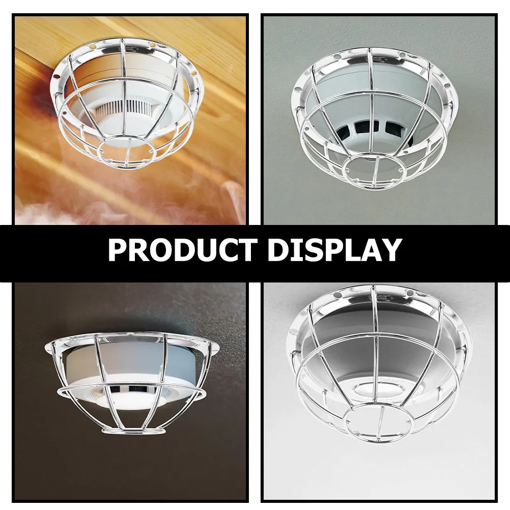 

2Pcs Smoke Protective Cover Stainless Steel Wire Guard Heavy Duty Sensor Shield Replacement for Home Office