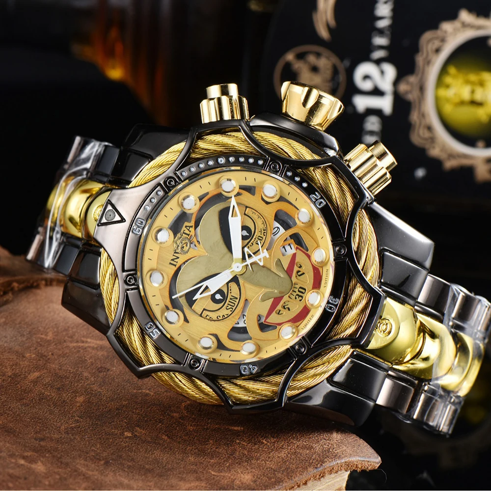 2024 New Joker Pattern Personalized Large dial Quartz Watch Fashion Illusionary Clown Fashion Matching Gift