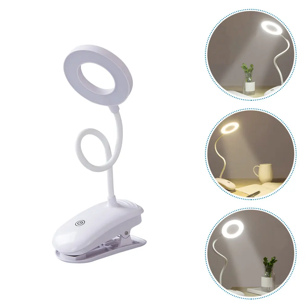 

1 set 1 Set Usb Rechargeable Eye Protection Clip Lamp Foldable Led Reading Light Bedside Dorm Study Student Table Lamp