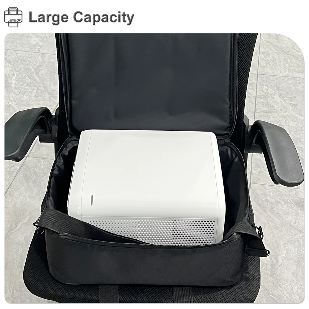 Tas Proyektor Everycom Tas Proyektor Pembawa Perjalanan Tas Tangan Bahu Pelindung Tas Selempang Penyimpanan Katun untuk D9W Ultra HQ10W