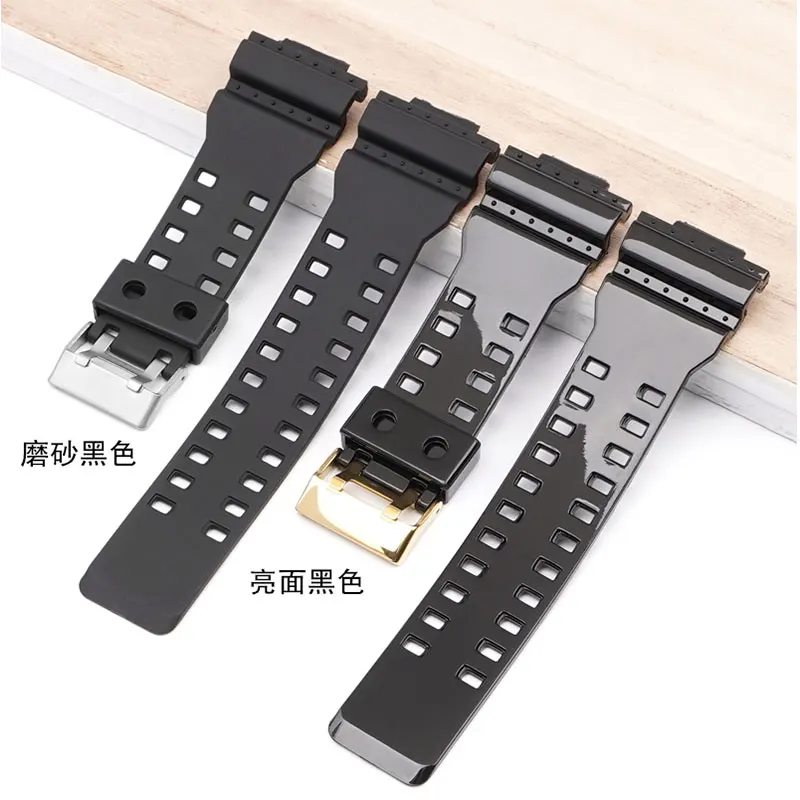 Resin Watch Strap For Casio g-shock ga100 ga140 G-8900 Bracelet Replace Wrist Band 16mm For GAX-100 GW-8900 Belt New Accessories