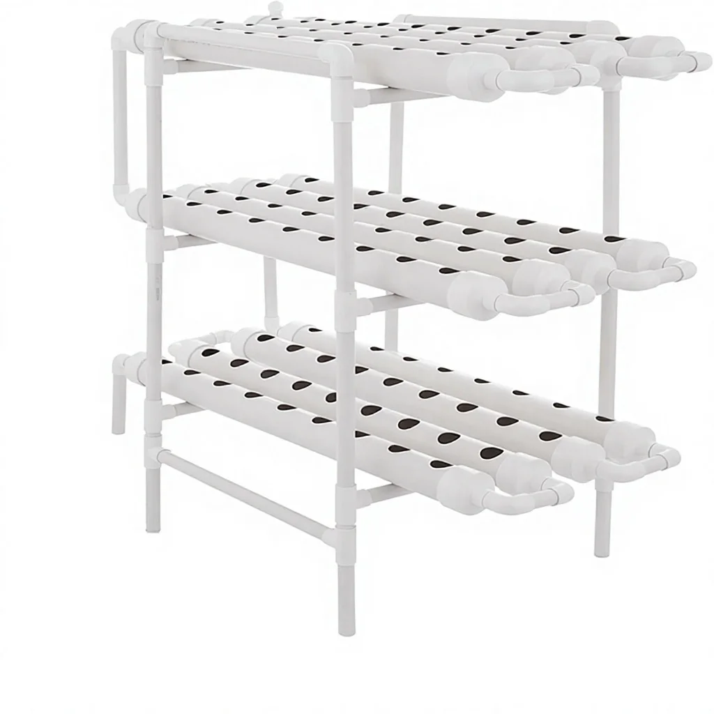 New Three-layer 12-tube 108-hole Hydroponic System Soilless Cultivation Equipment Pipeline Planting Pastoral Design