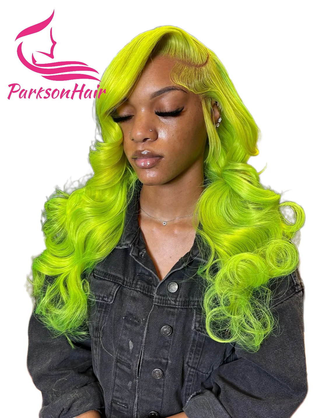 أصفر أخضر 13X6 الدانتيل الشفاف الجبهة باروكة من شعر طبيعي البرازيلي قبل نتف الجسم موجة 13X4 الدانتيل الباروكات الأمامية للنساء 40 في