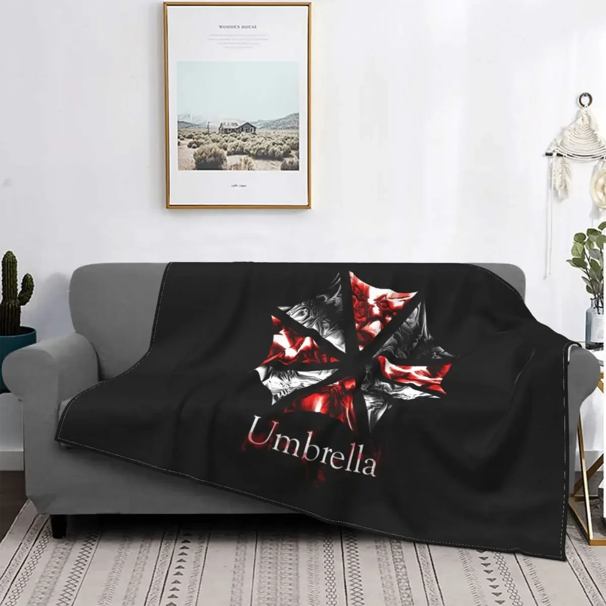 Umbrella Corps Police Blanket Flannel Military Pharmaceuticals Corporation Thin Throw Blankets for Bedding Couch Bedroom Quilt