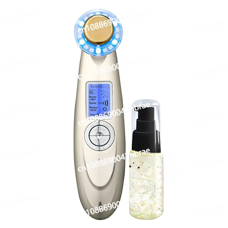 

Facial Beauty Device, Ultrasonic Color Light Pore Cleaning Device