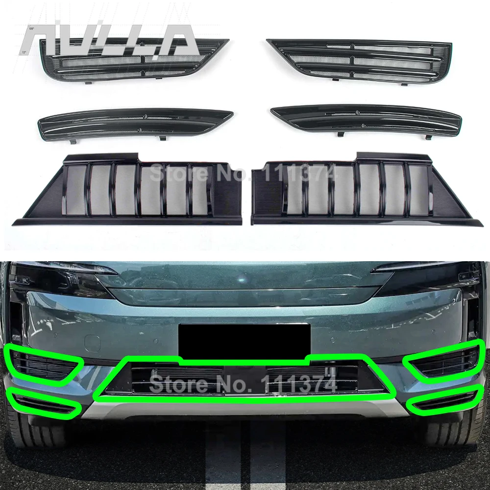 

Для Denza N9 2025, защита от насекомых, пряжка, установка решетки, защита переднего бампера, сетка для решетки, вентиляционное отверстие, автомобильные аксессуары