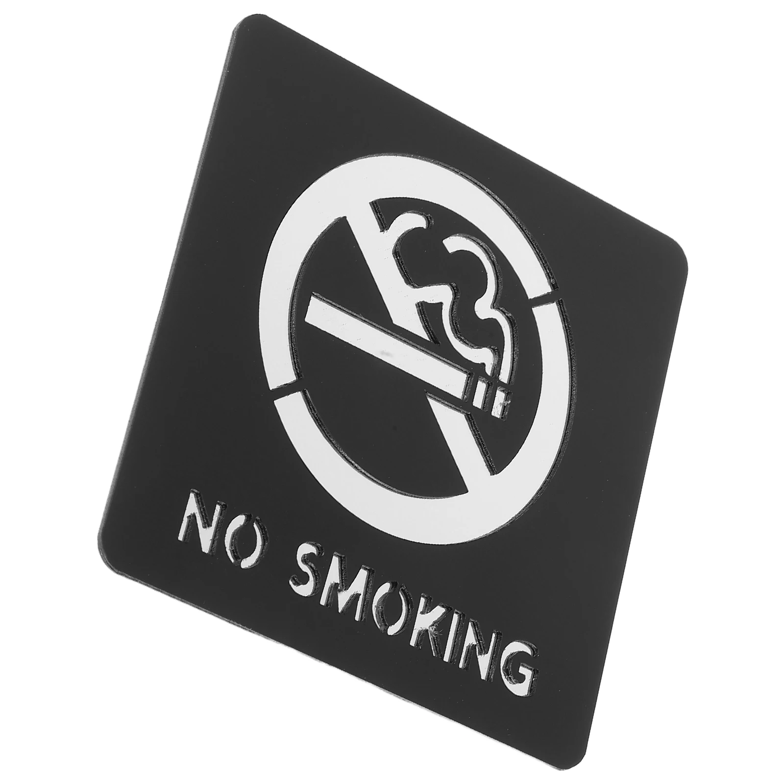 

No Smoking Sign Self Adhesive Clear Office Bathroom Public Places Warning Sticker Material Acrylic Signs Trafficsafety