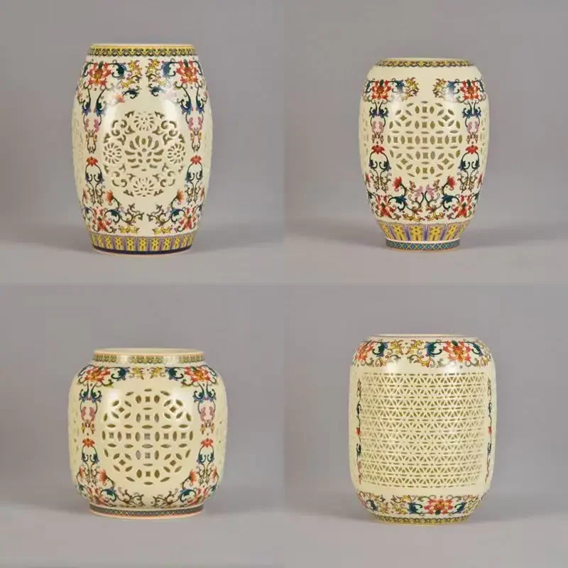 Porcelain Lamp Shade Accessories ,1pc ,Ceramic Hollow-out Lampshade,for Table Lamp, Wall Lamp, Pendant Light & Ceiling Light