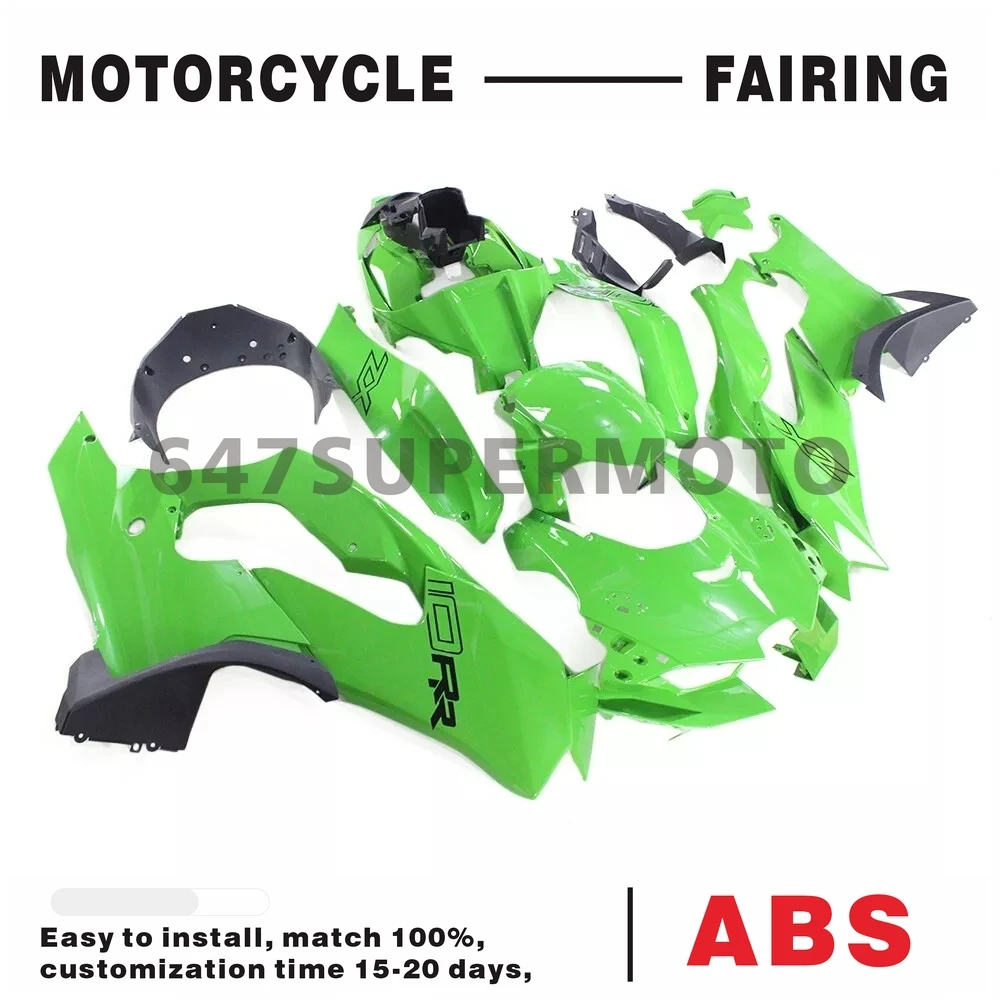 

Green Fairing Kit For Kawasaki 2021 2022 Ninja ZX10R ZX-10R 21 22 ABS Bodywork