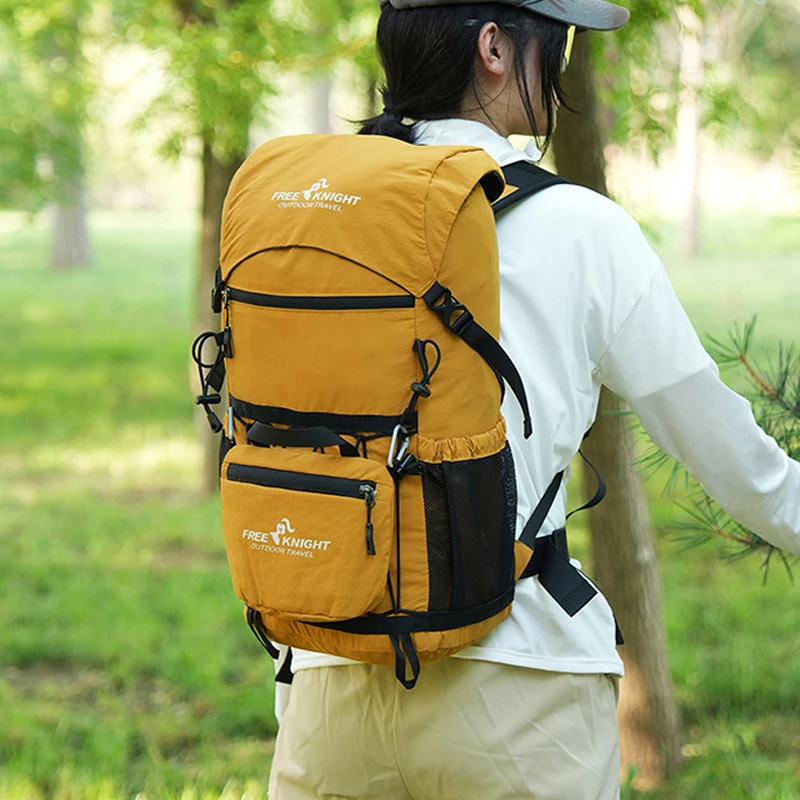 

Fishing Backpack with Small Bag Hiking Trekking Camping Climbing Bags Large Outdoor Travel Trip Sports Luggage Weekend Knapsack